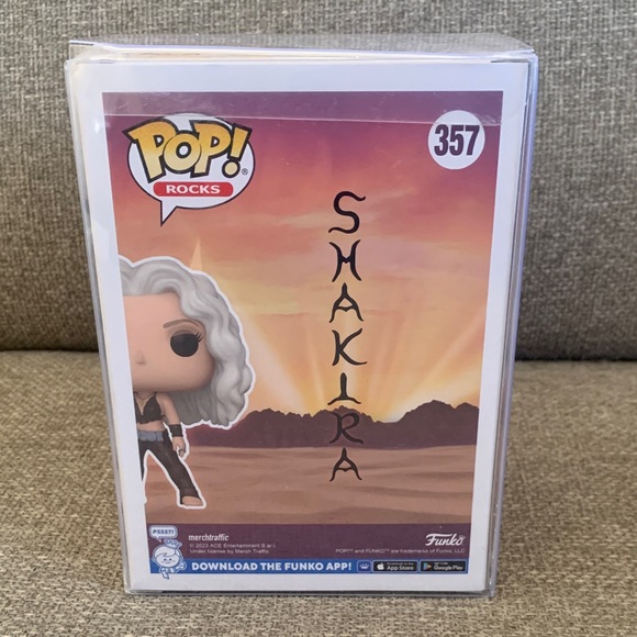 Funko Pop! Rocks Shakira Vinyl Figure #357 Wherever Whenever Pop New - Picture 3 of 4